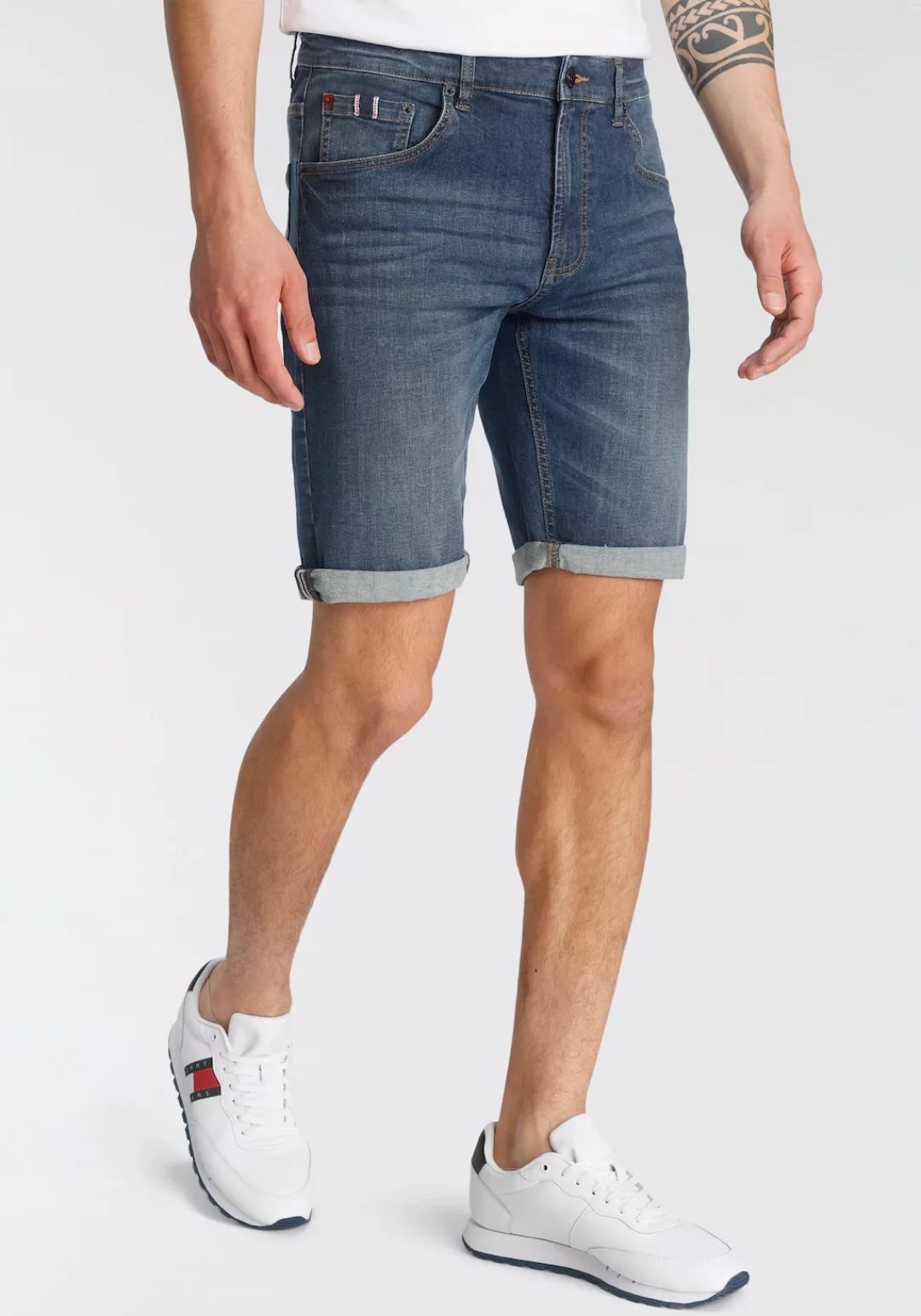 H.I.S Jeansshorts "DEYO", wassersparende Produktion durch OZON WASH günstig online kaufen