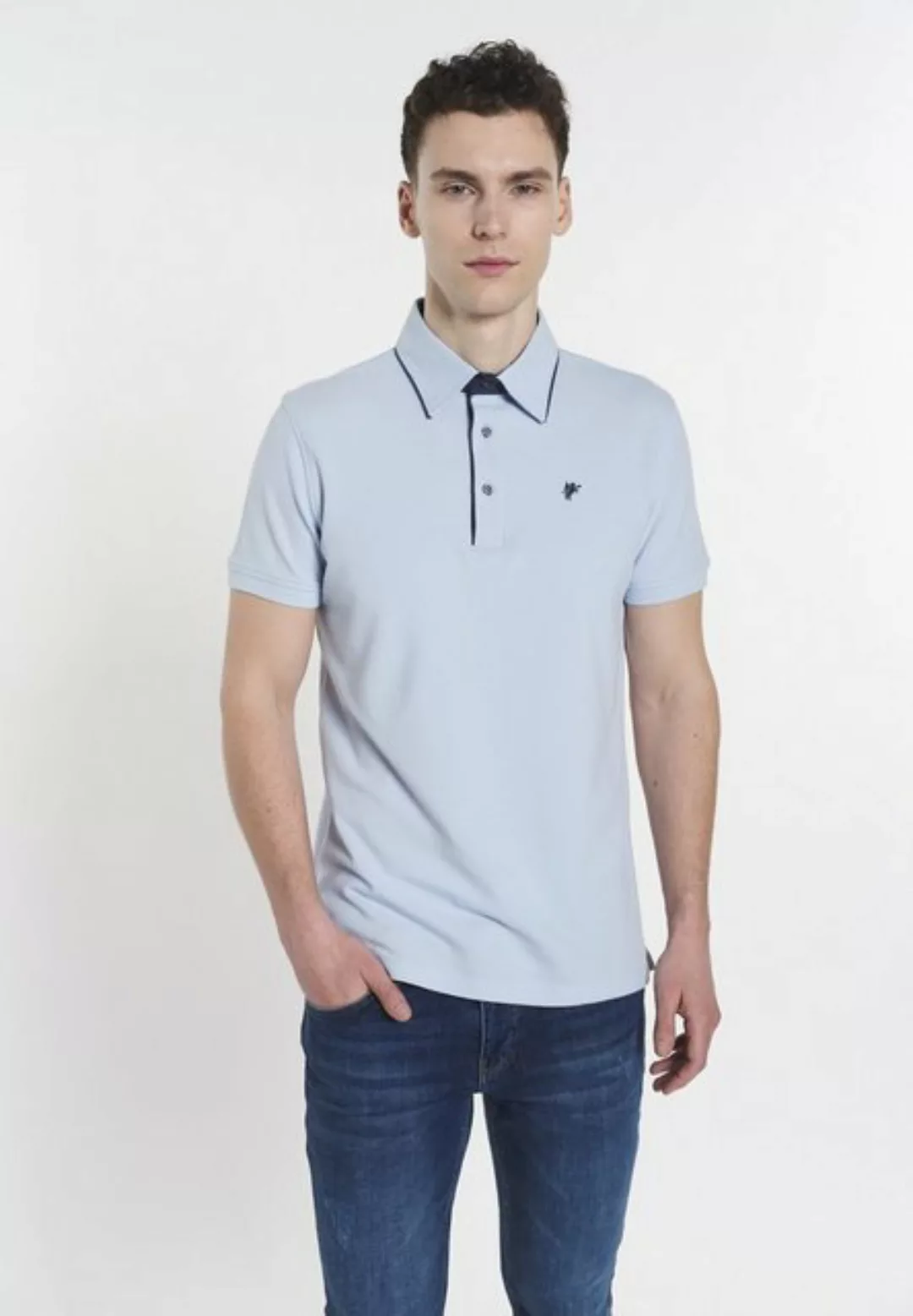 DENIM CULTURE Poloshirt NICO (1-tlg) günstig online kaufen