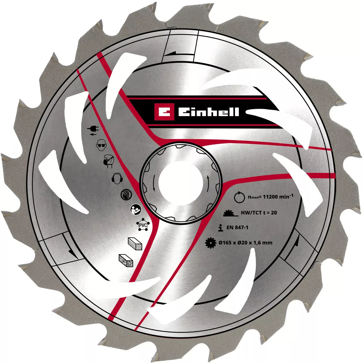 Einhell Accessory Kreissägeblatt für Handkreissägen HM 165 mm x 20 mm Z20 günstig online kaufen