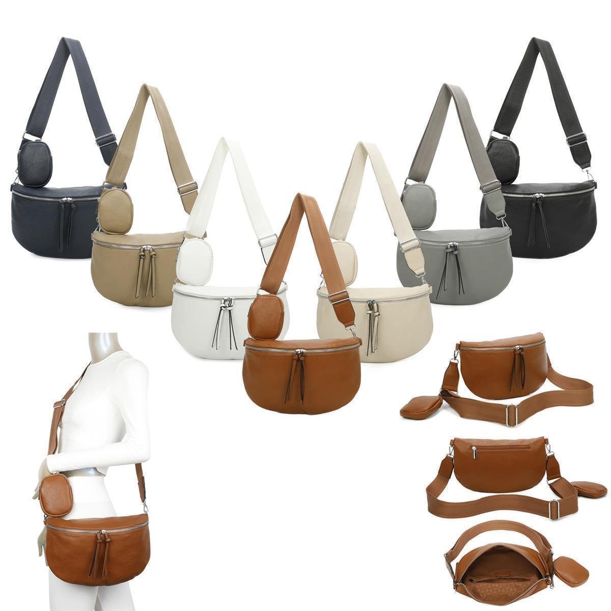 ITALYSHOP24 Gürteltasche Damen XL Gürtel- Bauchtasche günstig online kaufen