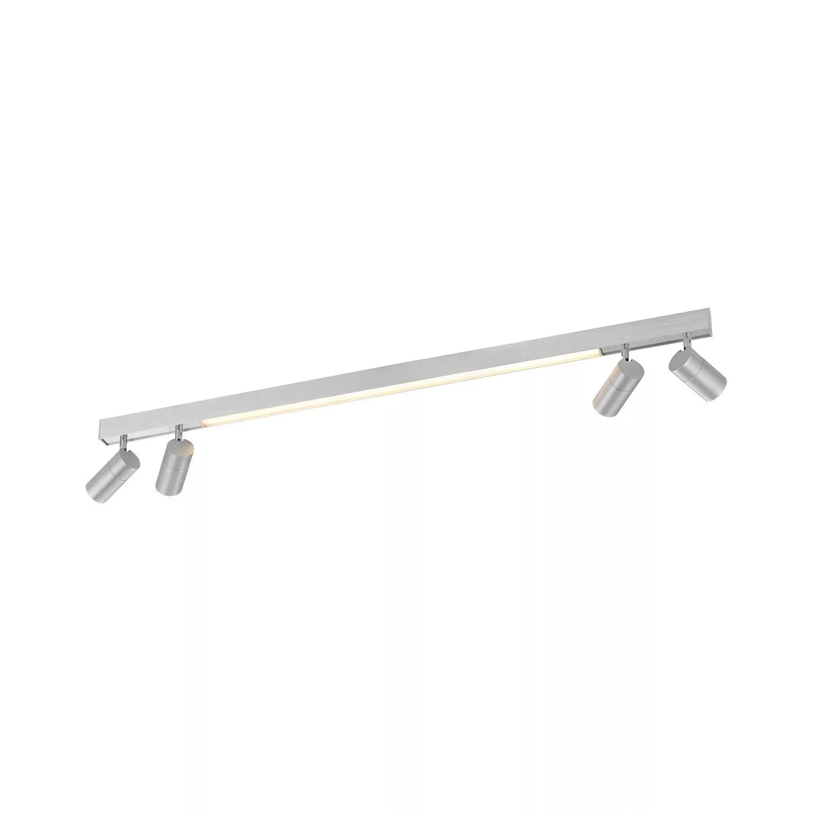 LED-Deckenlampe PURE Lines, 120 cm, silber, Fernbedienung günstig online kaufen