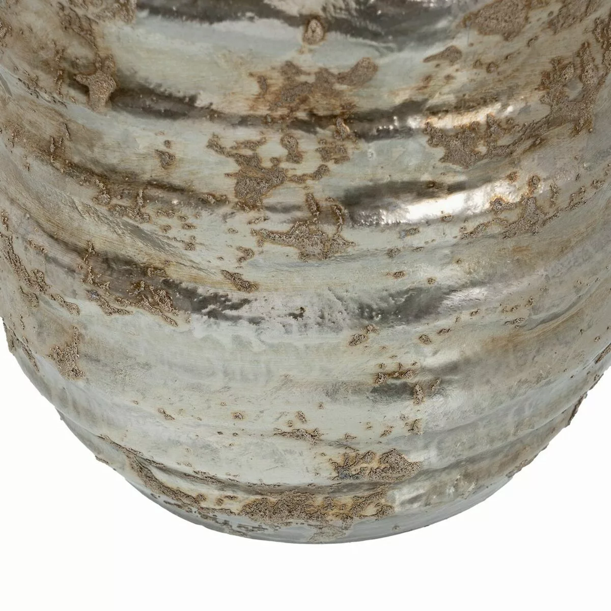 Vase Aus Keramik Silber 15 X 15 X 30 Cm günstig online kaufen