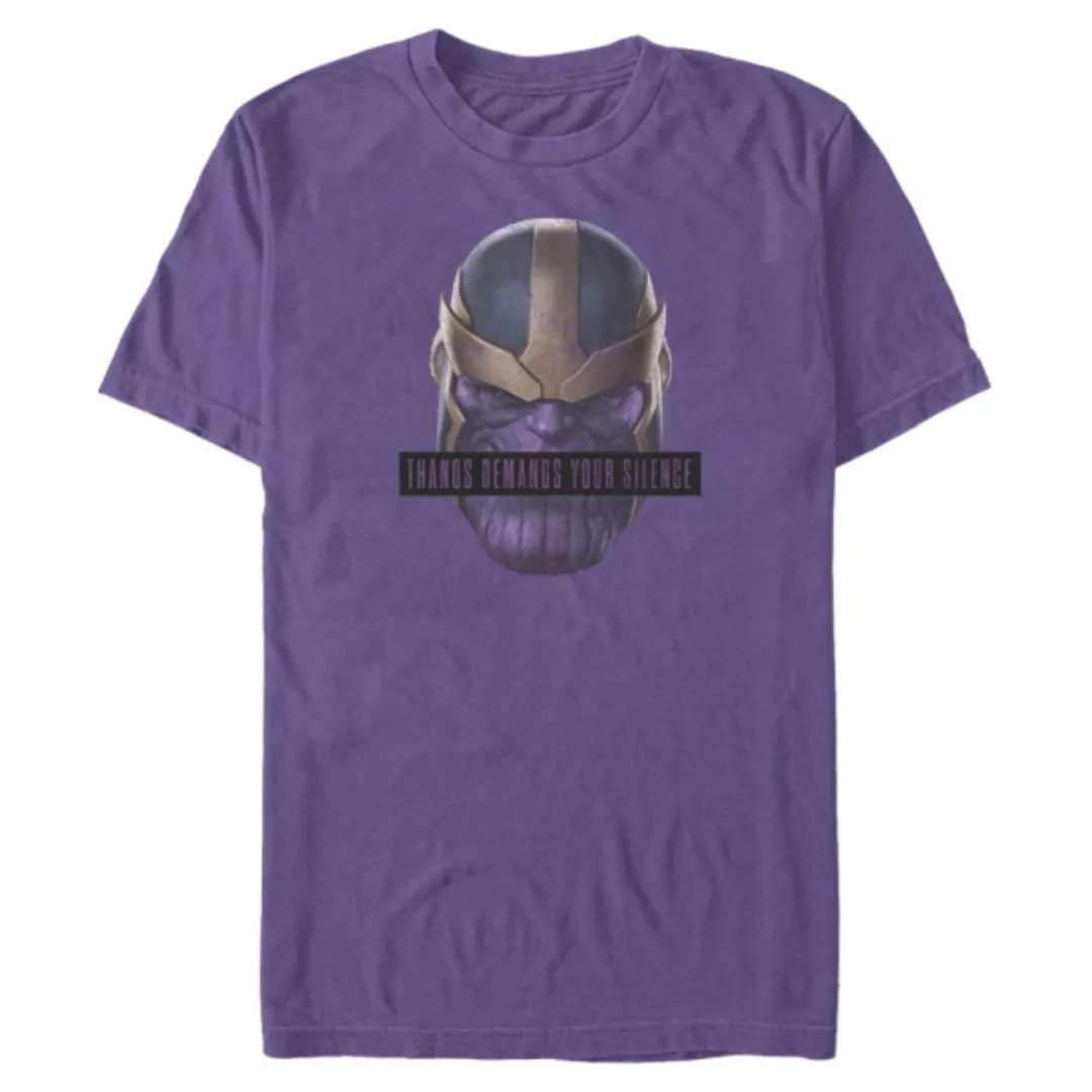 Marvel - Avengers - Thanos Demands Silence - Männer T-Shirt günstig online kaufen