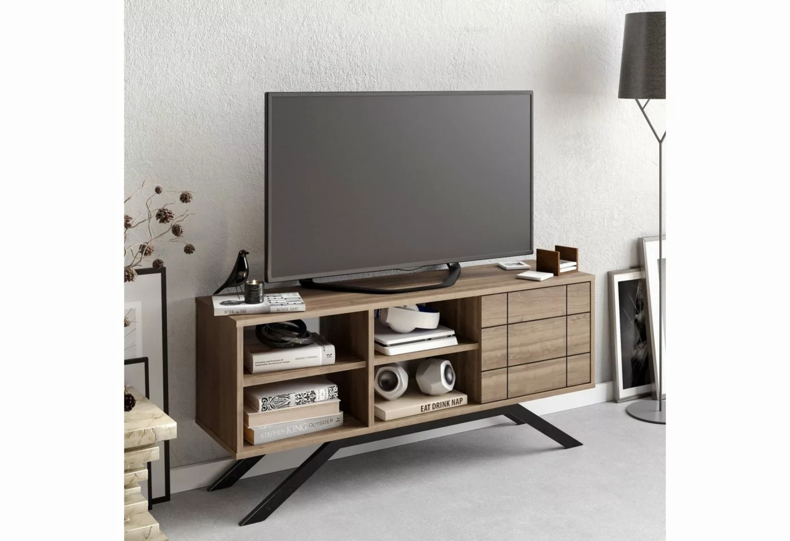 Skye Decor TV-Schrank Schränke, 38,6x130x58,6 cm, 100% Melaminbeschichtete günstig online kaufen