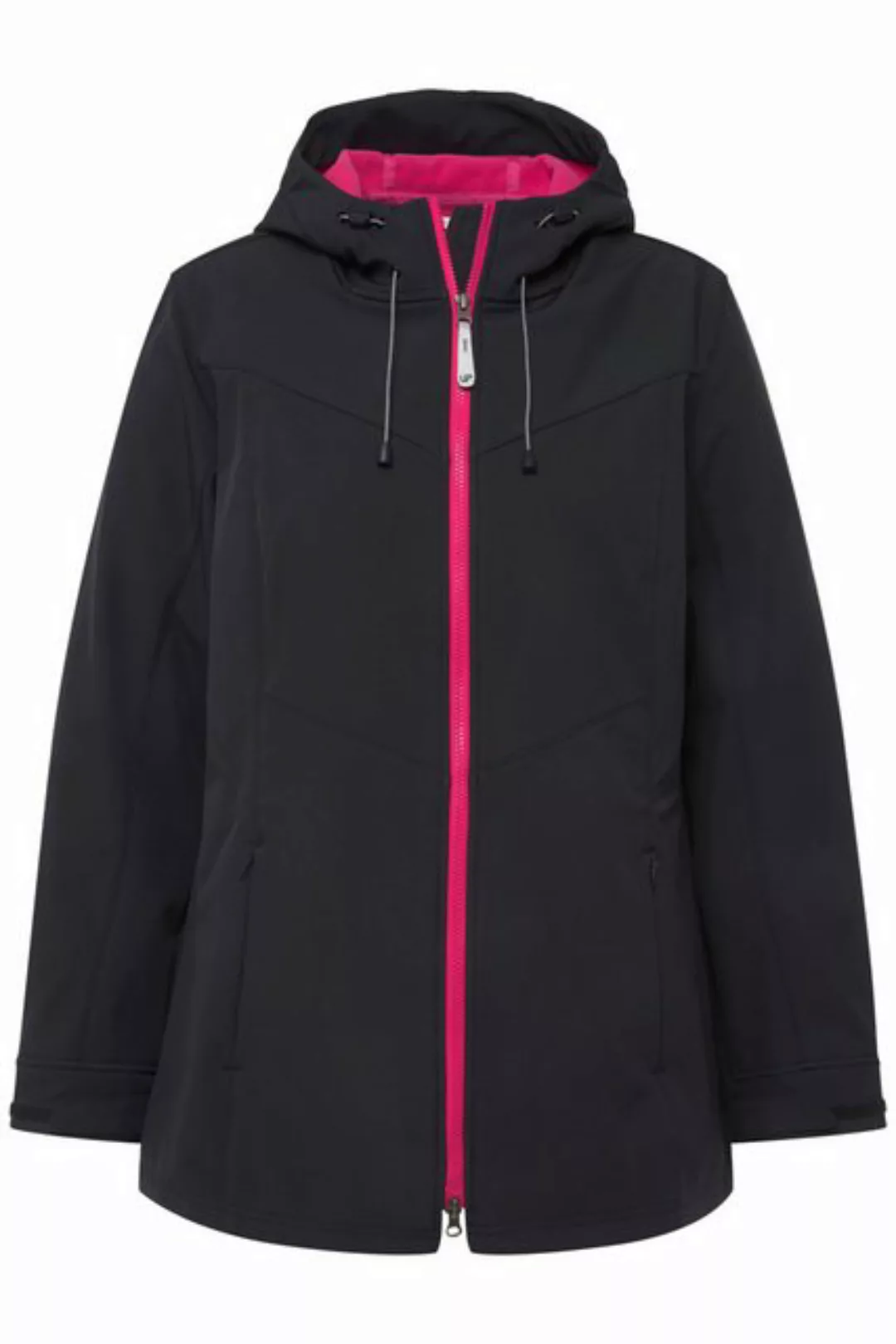 Ulla Popken Softshelljacke HYPRAR Softshelljacke Fleecefutter 2-Wege-Zipper günstig online kaufen