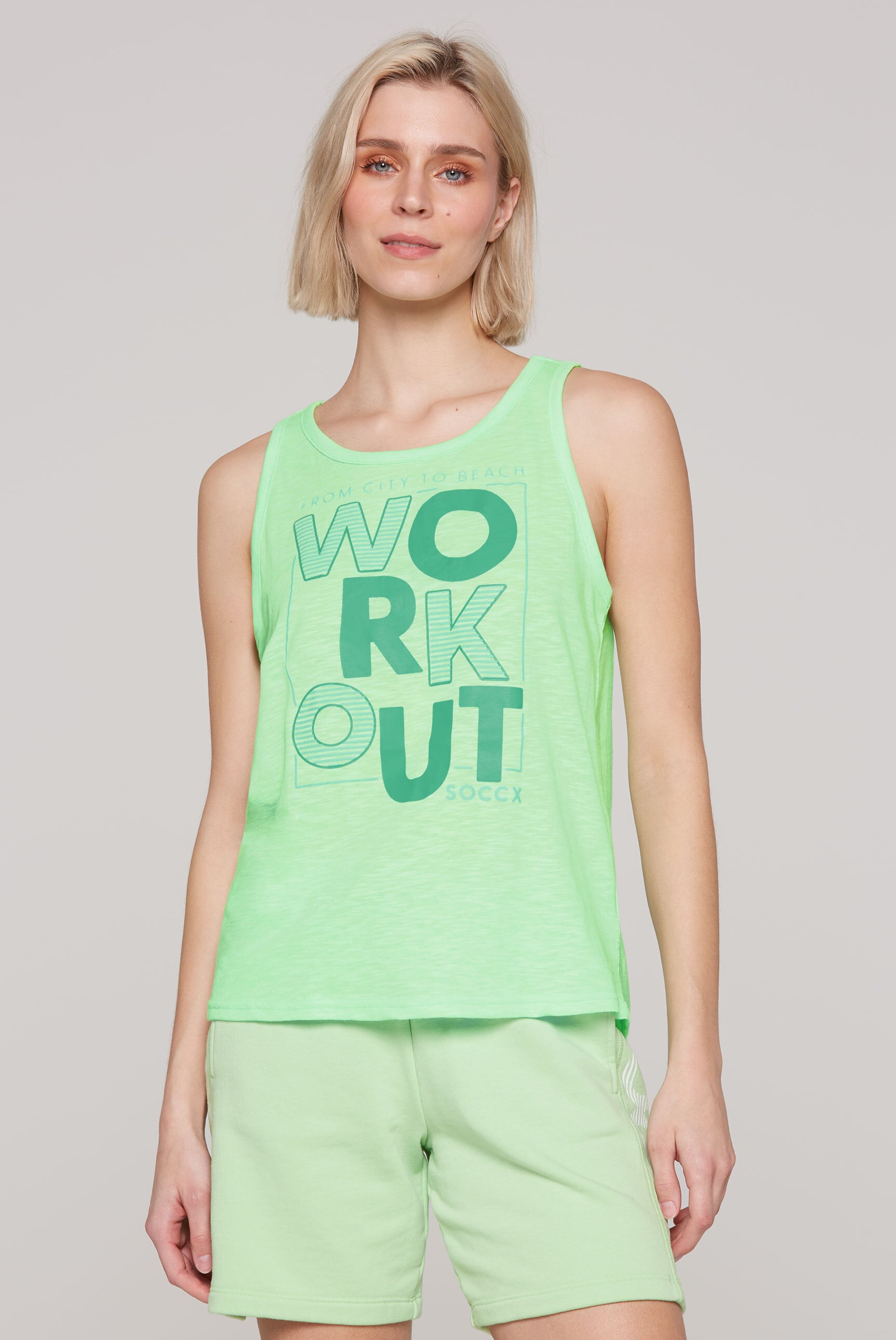 SOCCX Tanktop, mit Baumwolle günstig online kaufen