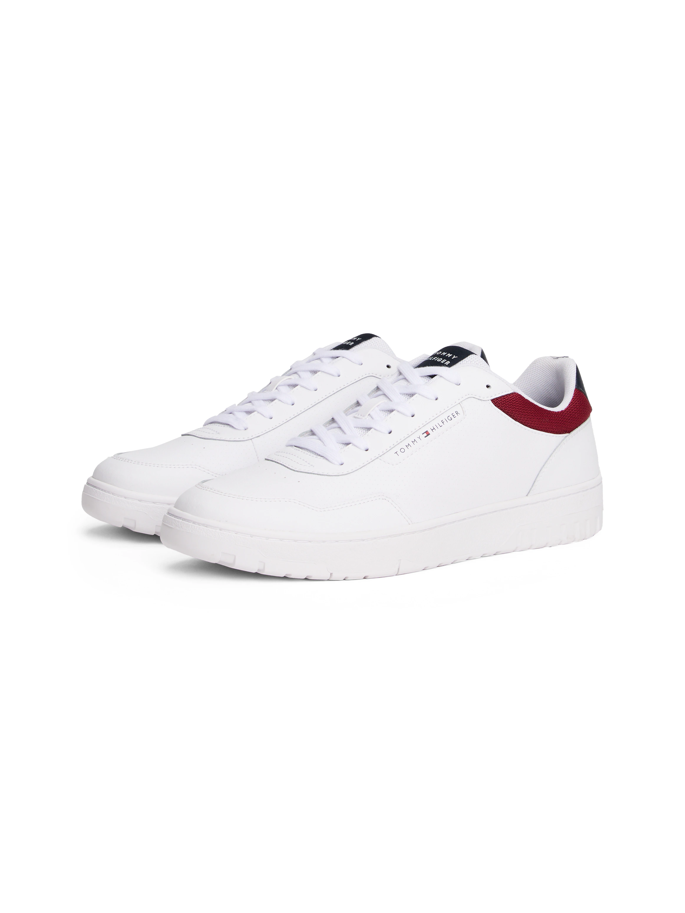 Tommy Hilfiger Sneaker "TH BASKET CORE LTH", Freizeitschuh, Halbschuh, Schn günstig online kaufen