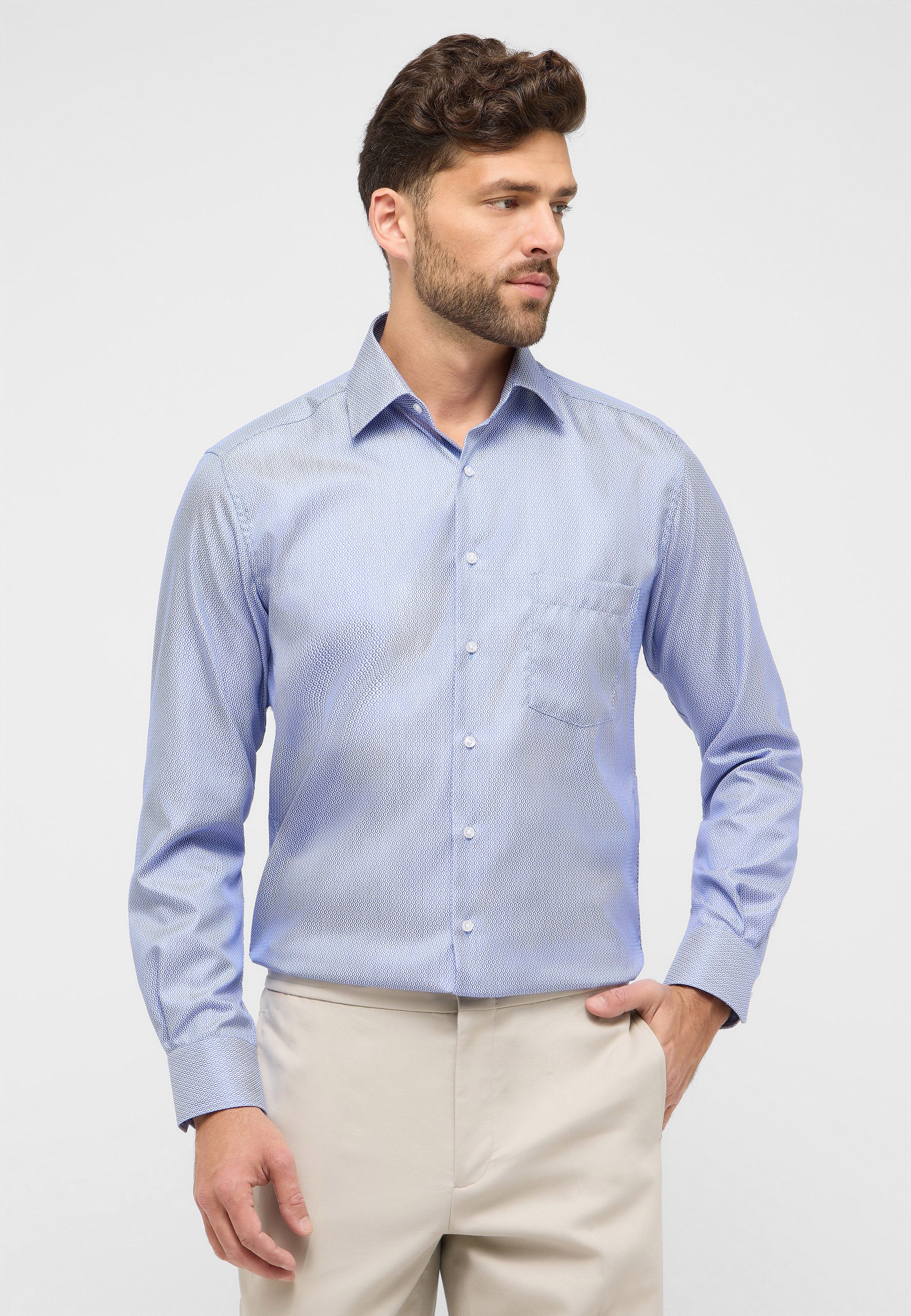 Eterna Langarmhemd "MODERN FIT", NON IRON (bügelfrei) günstig online kaufen