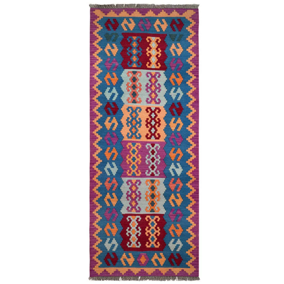 PersaTepp Teppich Kelim Gashgai multicolor B/L: ca. 79x200 cm günstig online kaufen