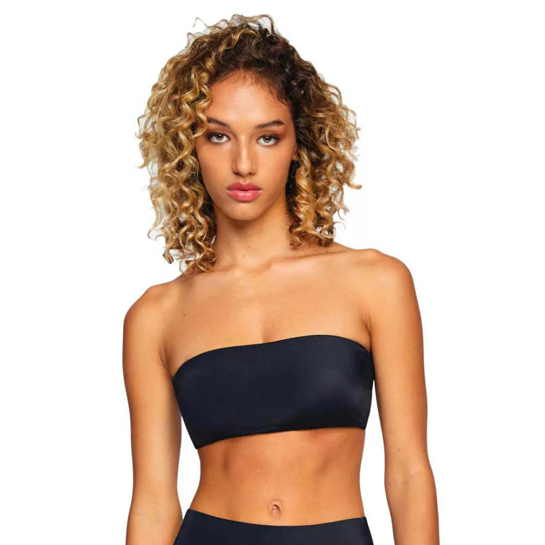 Rvca Solid Bandeau Bikini Oberteil M Black günstig online kaufen