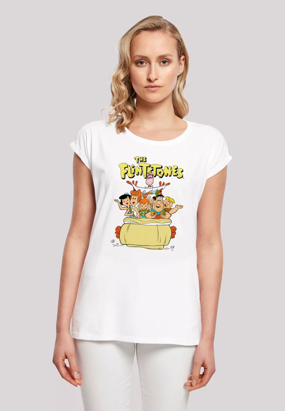 F4NT4STIC T-Shirt "Die Familie Feuerstein The The Ride", Print günstig online kaufen