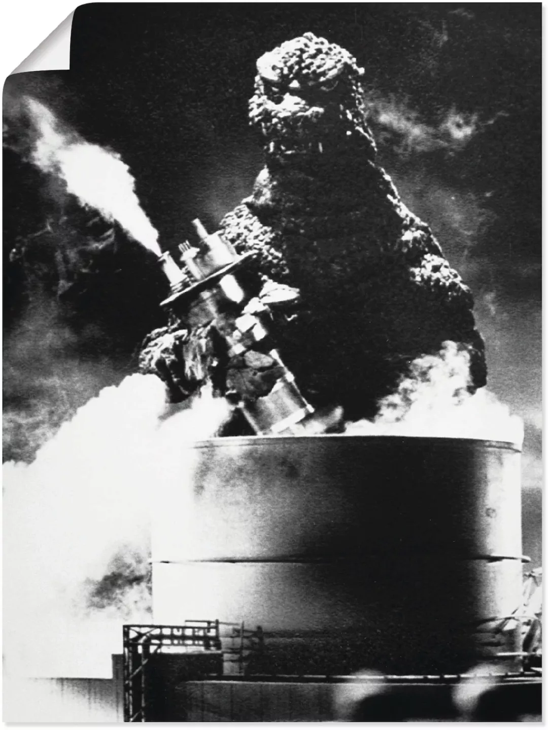 Artland Wandbild "Godzilla III", Film, (1 St.), als Leinwandbild, Poster in günstig online kaufen
