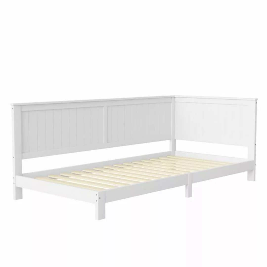 XDeer Bett Schlafsofa 90*200 cm, Einzeltagesbett aus Holz, Kinderbett, weiß günstig online kaufen