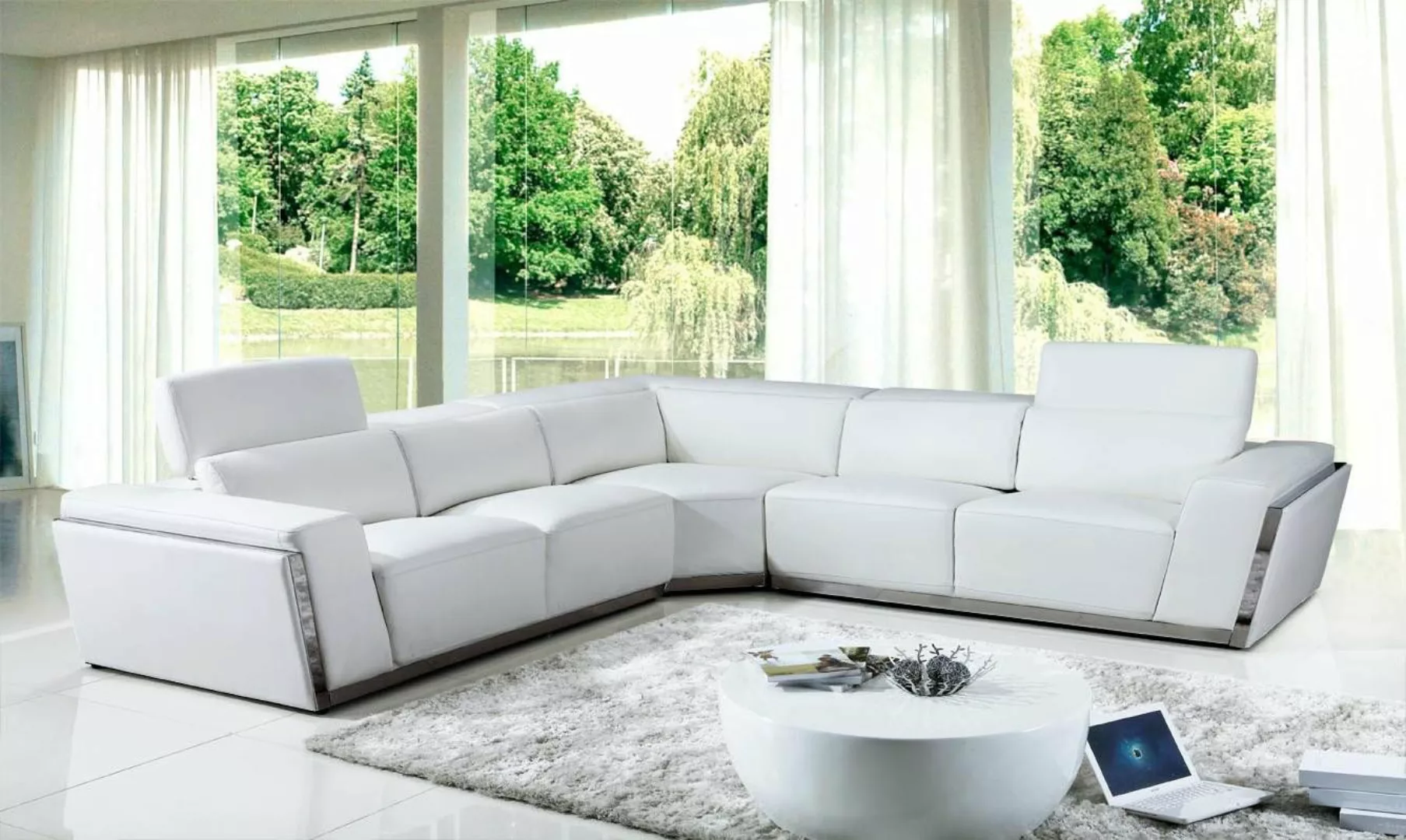 Xlmoebel Sofa Vielseitiges Set Ledersofa Eckcouch Sitzmöbel Wohnzimmer, Her günstig online kaufen