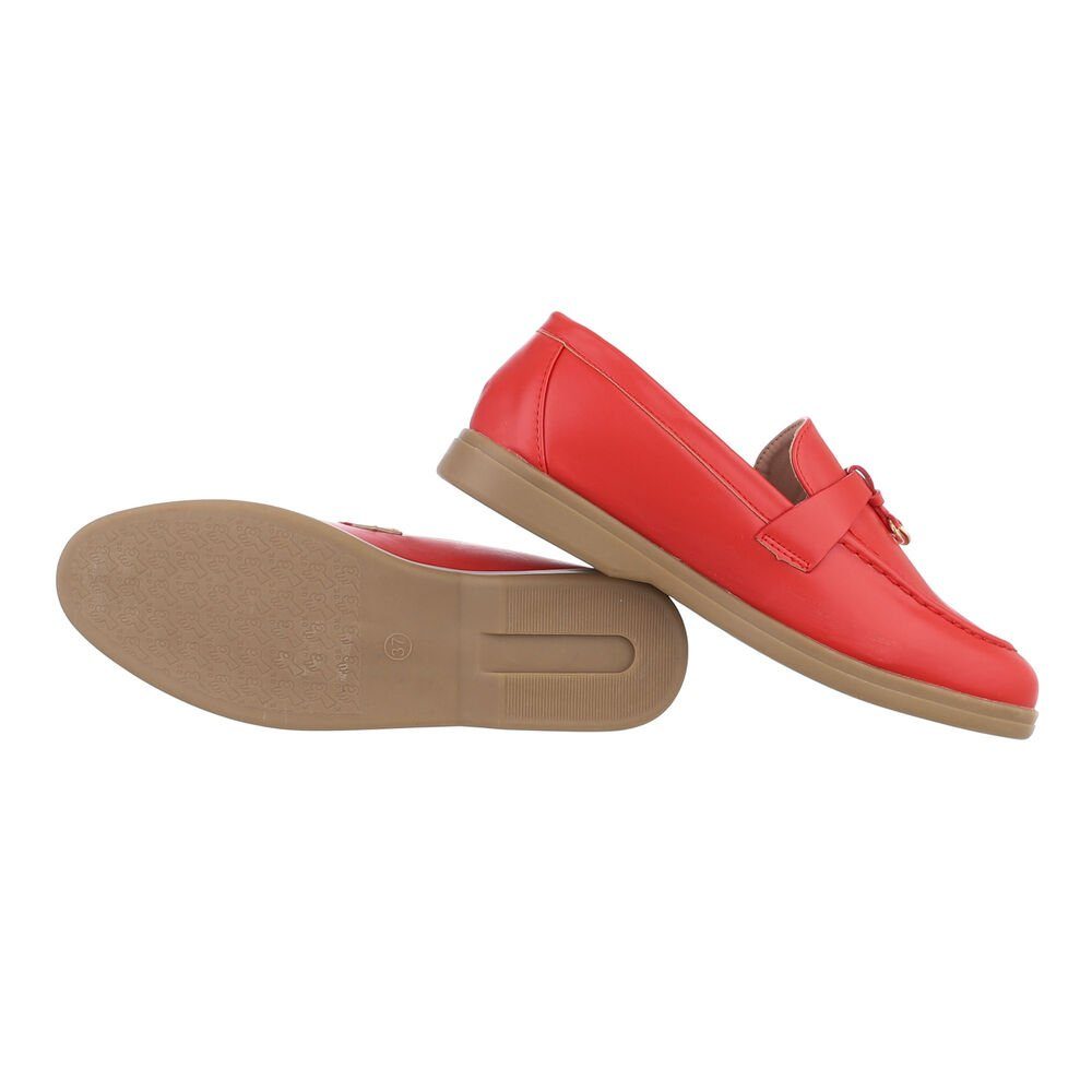 Ital-Design Damen Mokassins Freizeit Slipper Blockabsatz günstig online kaufen