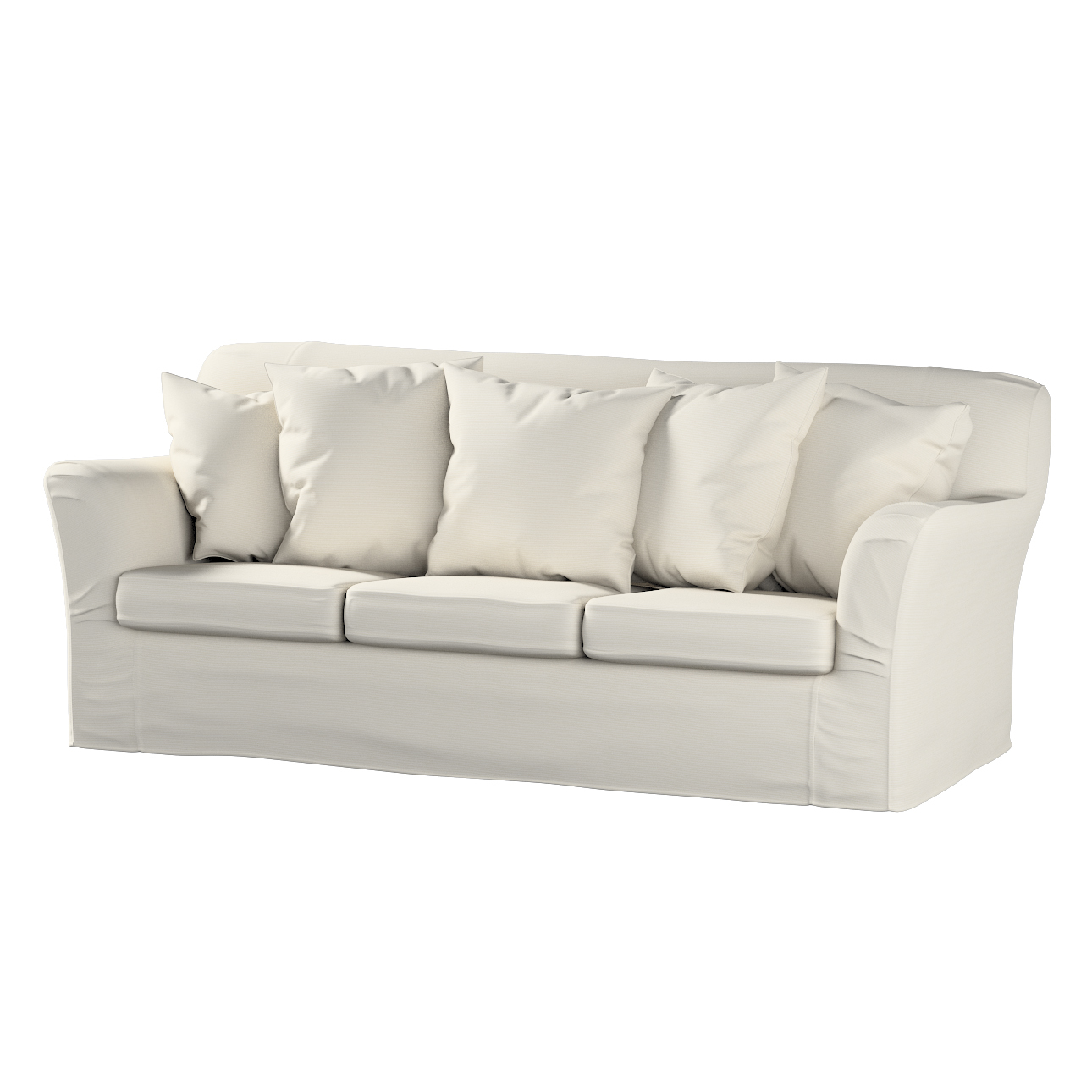 Bezug für Tomelilla 3-Sitzer Sofa nicht ausklappbar, hellgrau , Sofahusse, günstig online kaufen