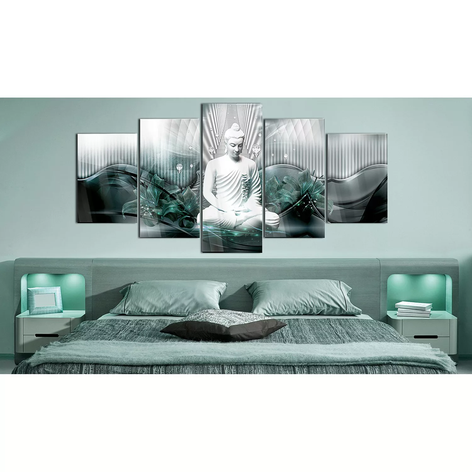 home24 Acrylglasbild Azure Meditation günstig online kaufen