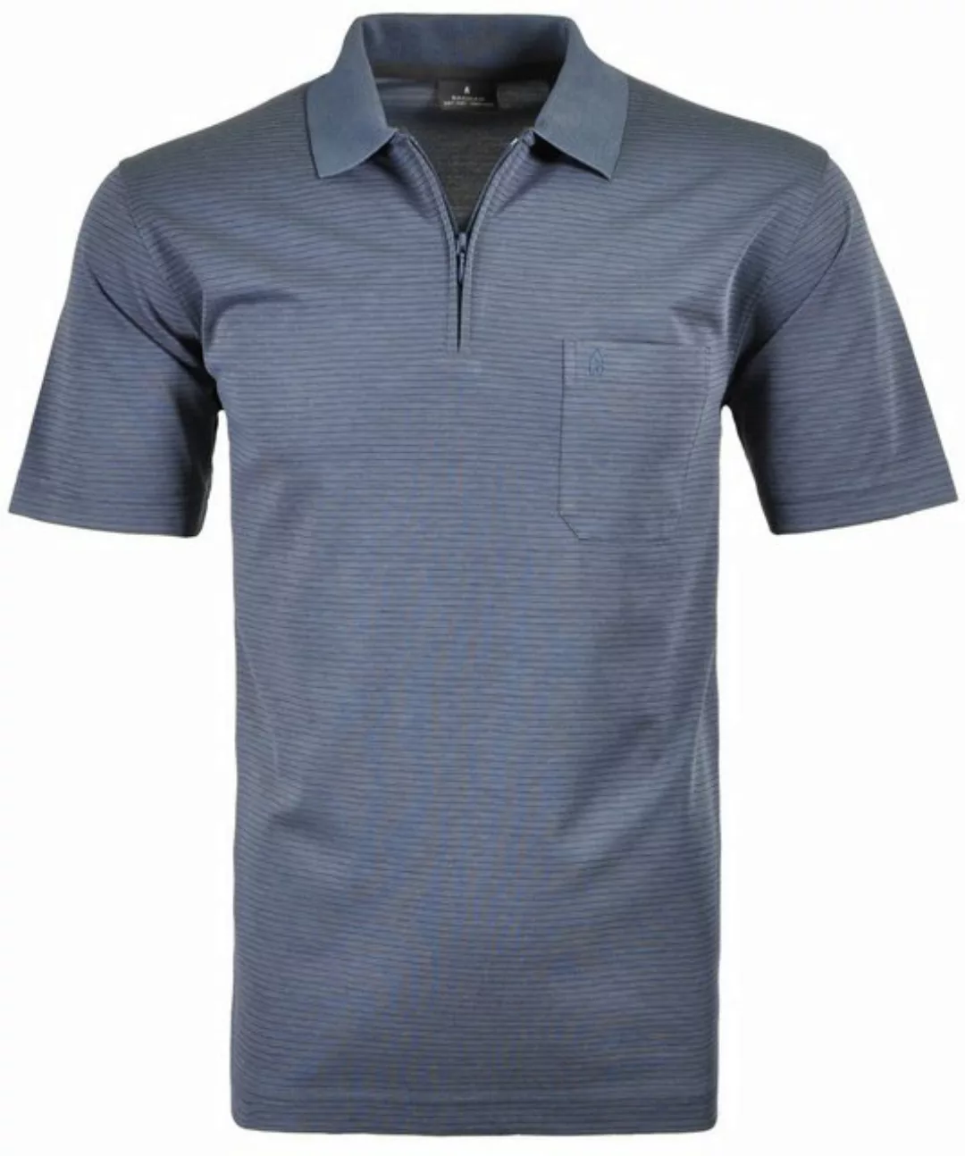 RAGMAN T-Shirt Polo zip fineliner günstig online kaufen