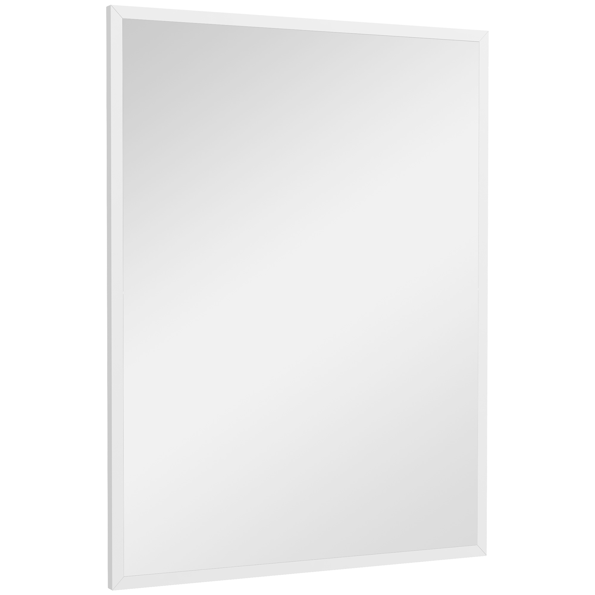 HOMCOM Rechteckiger Wandspiegel 60 x 80 cm, MDF-Rahmen, ideal für Badezimme günstig online kaufen