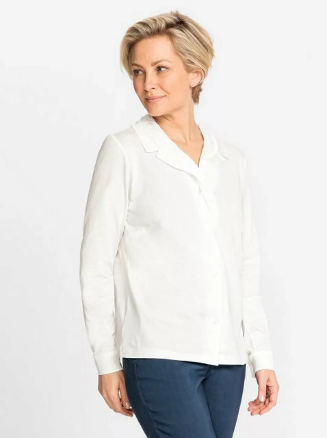Witt Klassische Bluse Jersey-Bluse günstig online kaufen