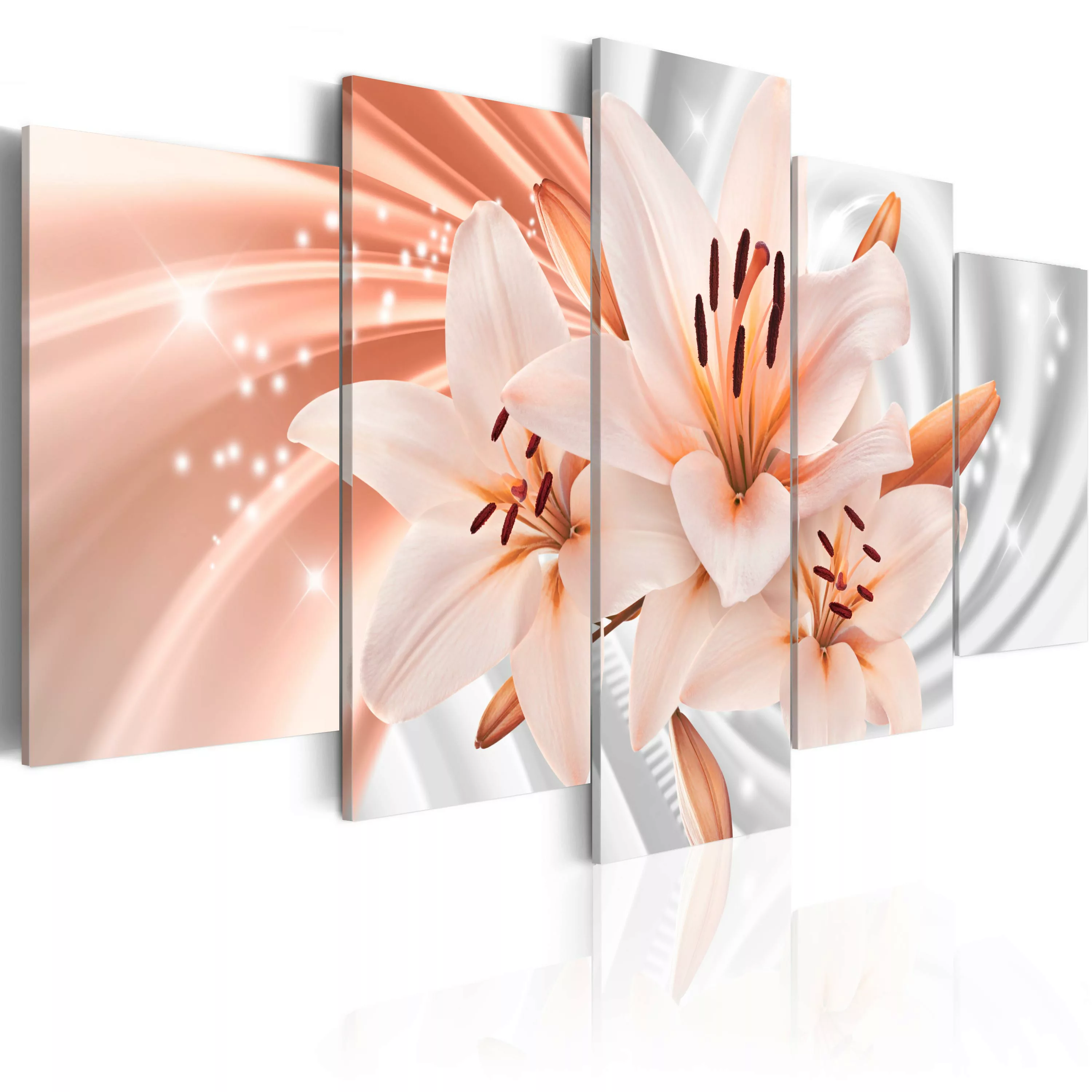 Wandbild - Coral Lilies günstig online kaufen