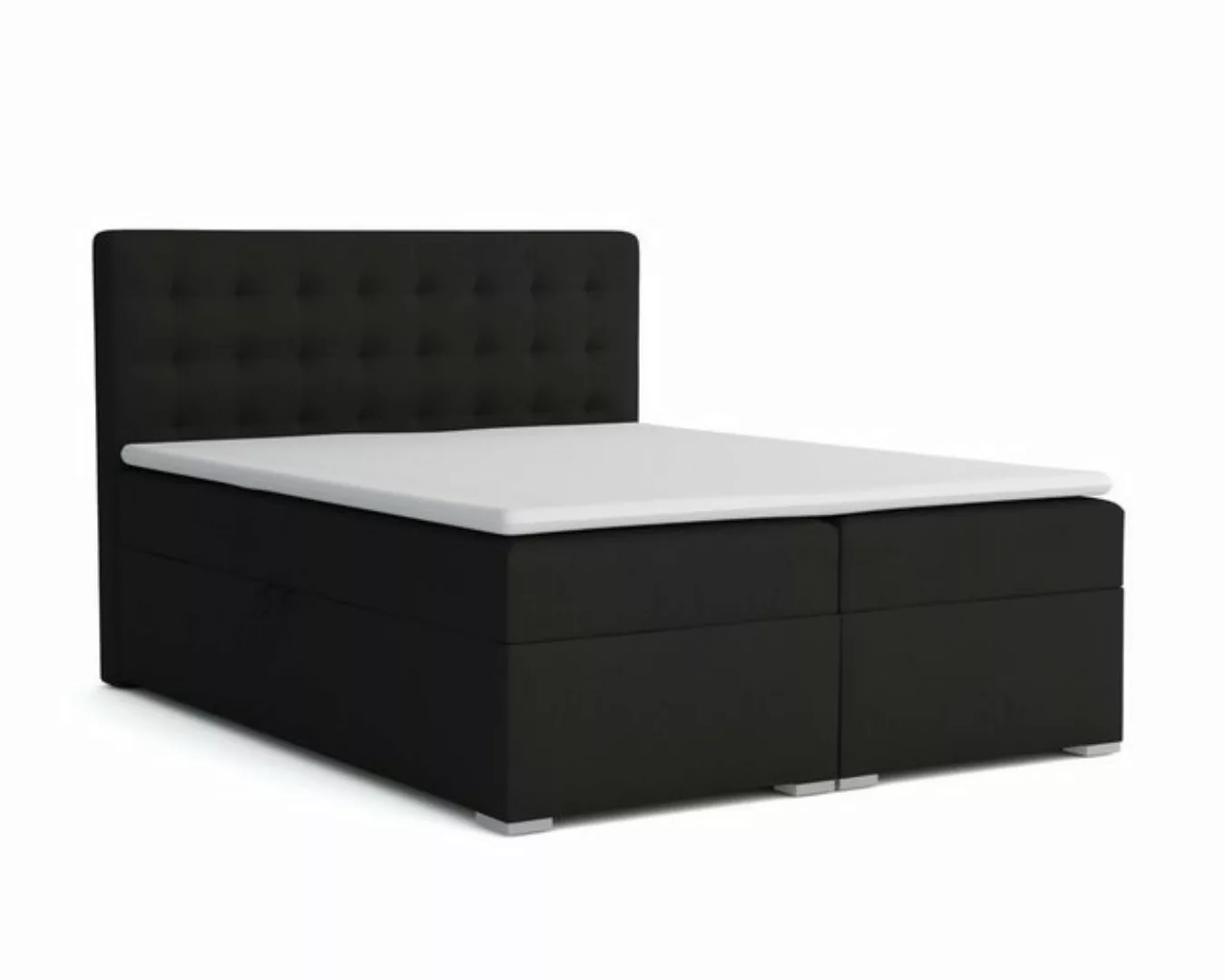 Deine Möbel 24 Boxspringbett LIVIA Boxspring Komplettbett Polsterbett Bonel günstig online kaufen