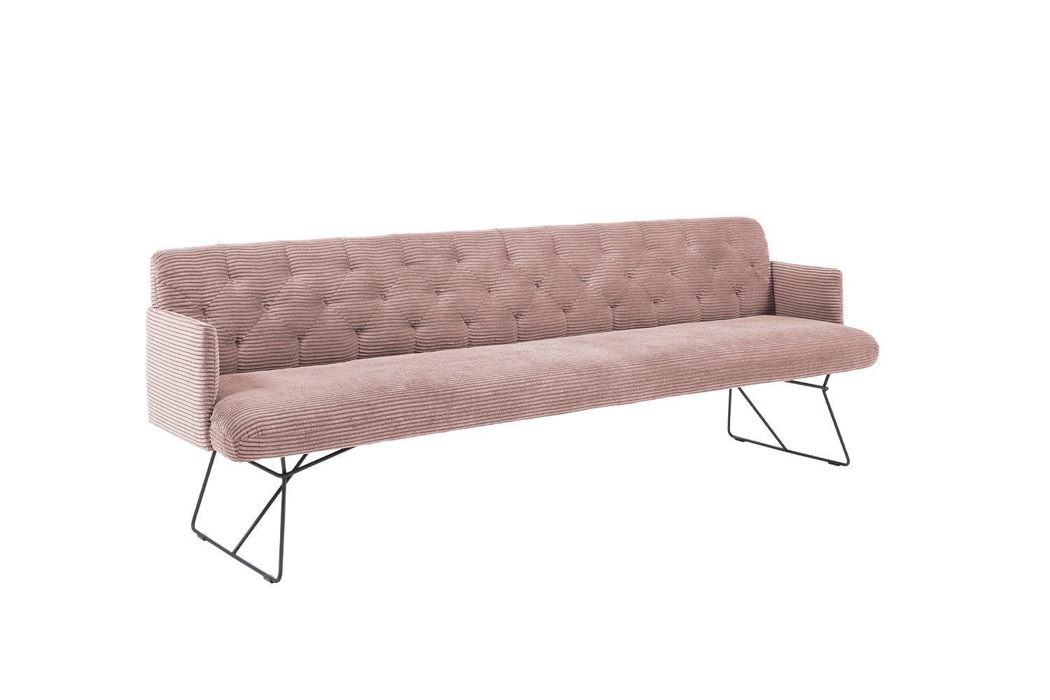KAWOLA Sitzbank CHARME, Esszimmerbank Polsterbank, Velvet günstig online kaufen