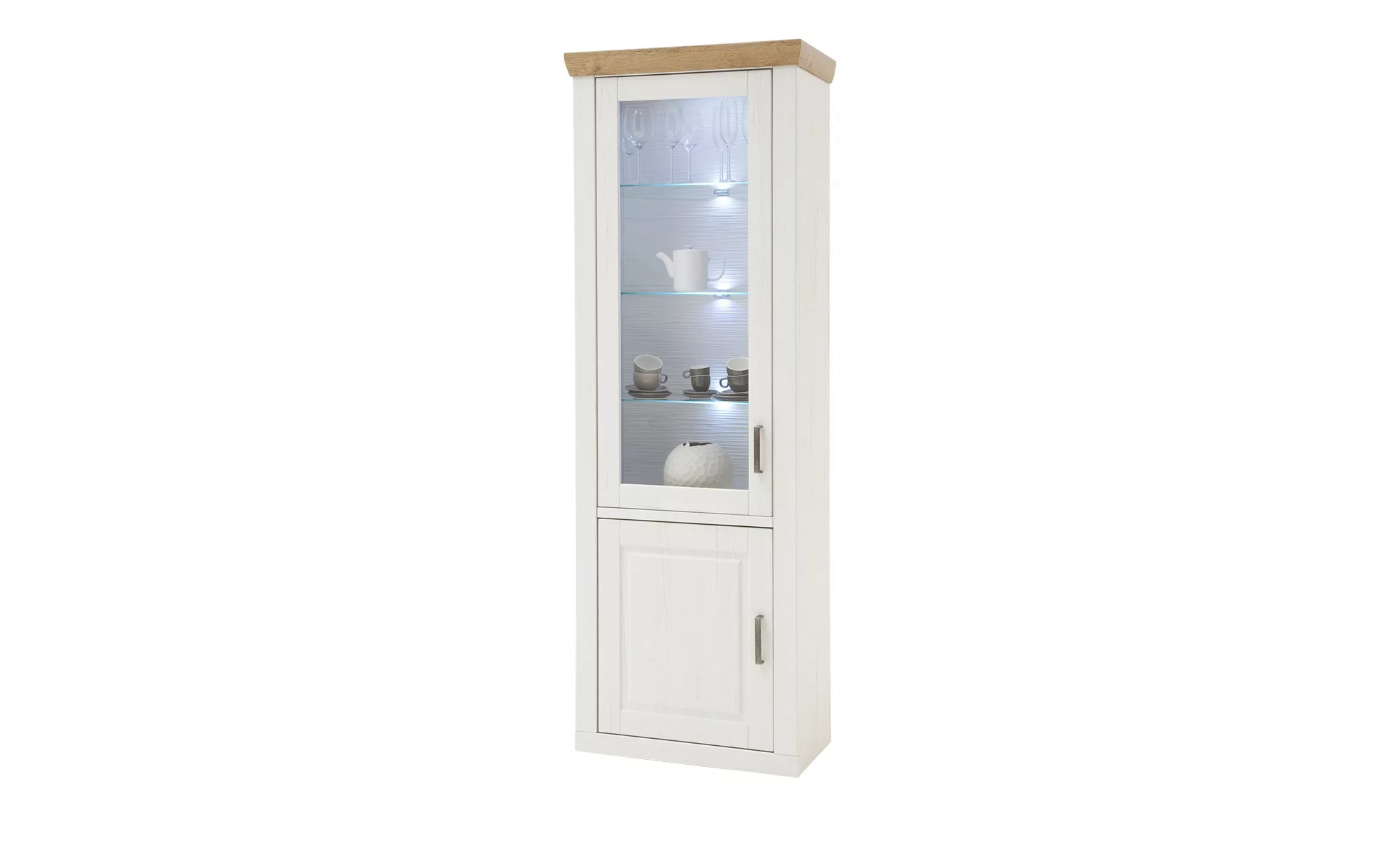 maison bleue Vitrine  Xanten ¦ weiß ¦ Maße (cm): B: 73 H: 210 T: 40 Kommode günstig online kaufen