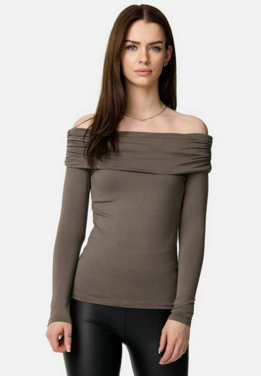 Worldclassca Longsleeve Worldclassca Off Shoulder Longsleeve Basic Shirt Un günstig online kaufen