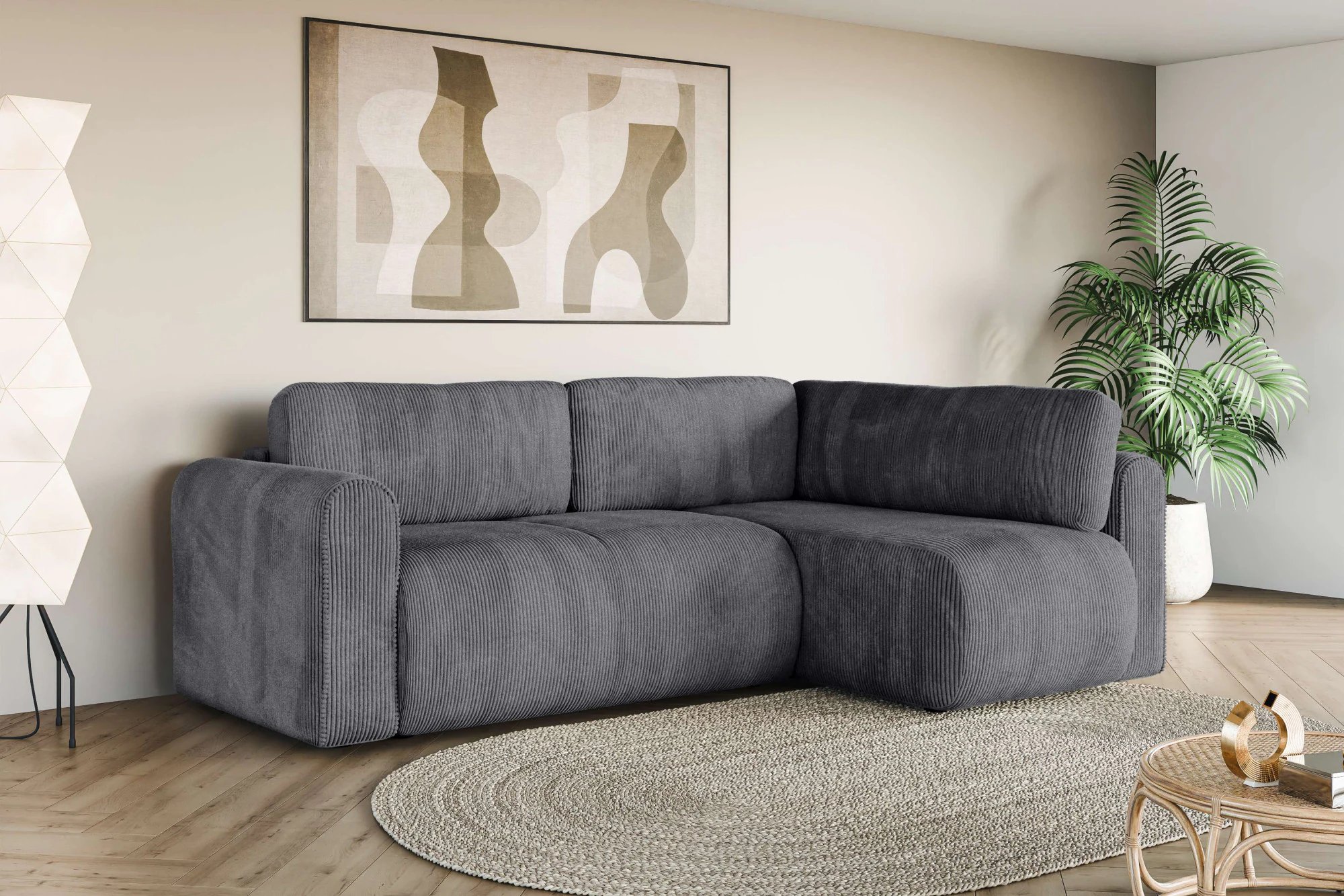 INOSIGN Ecksofa "Zacharia wahlweise Schlafsofa mit Bettkasten, B/T/H 250/16 günstig online kaufen