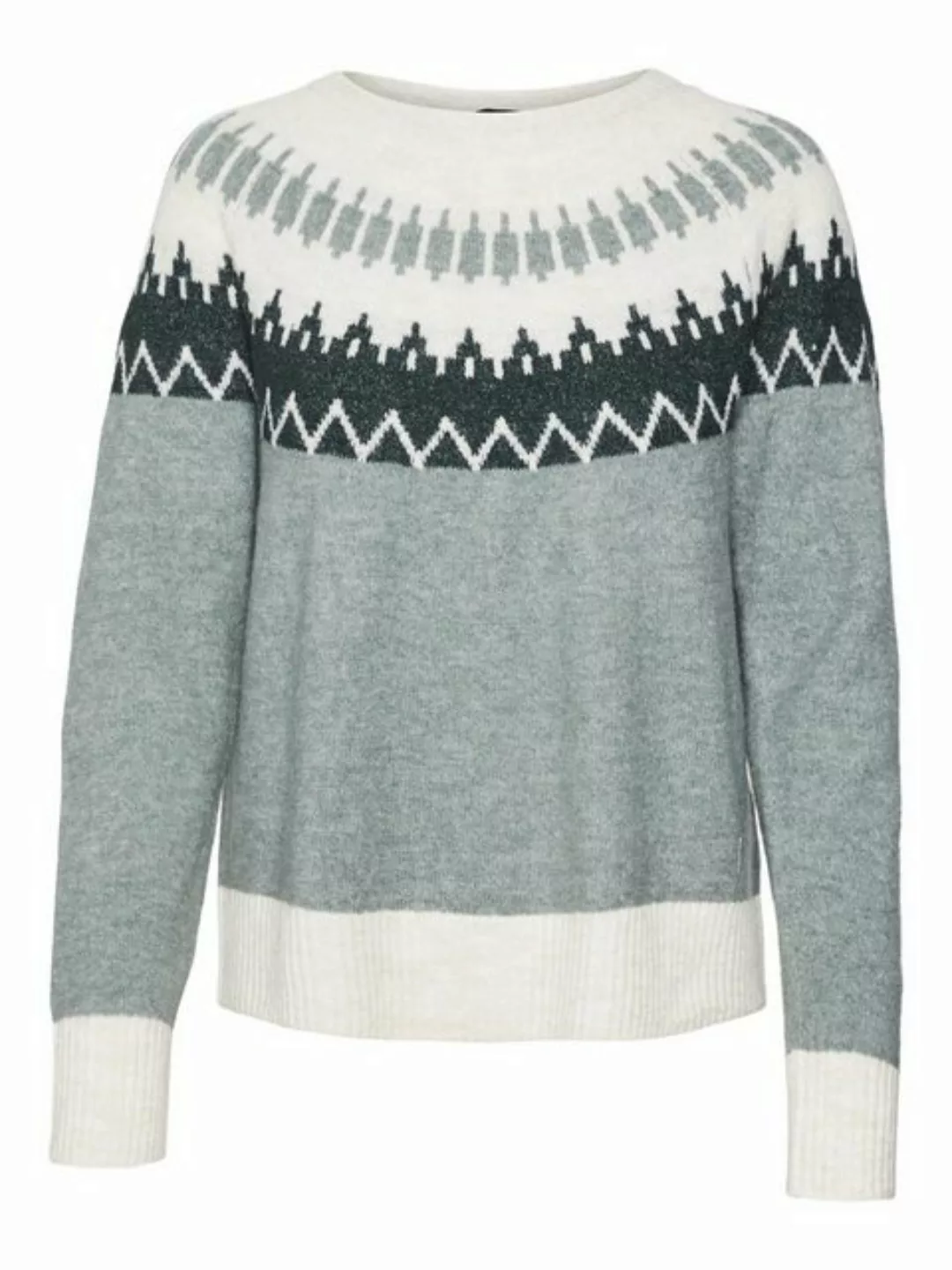 Vero Moda Strickpullover VMSIMONE LS NORDIC PULLOVER GA REP BOO günstig online kaufen