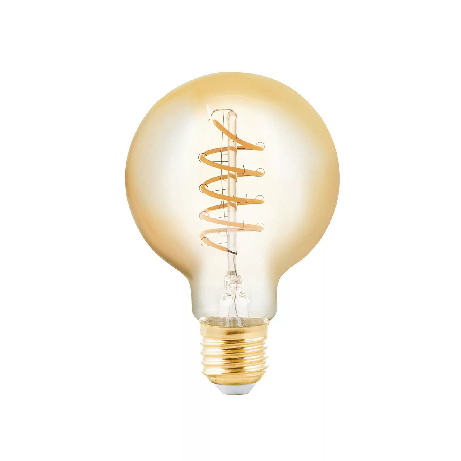 LED-Globelampe E27 4W amber Ø 8 cm günstig online kaufen