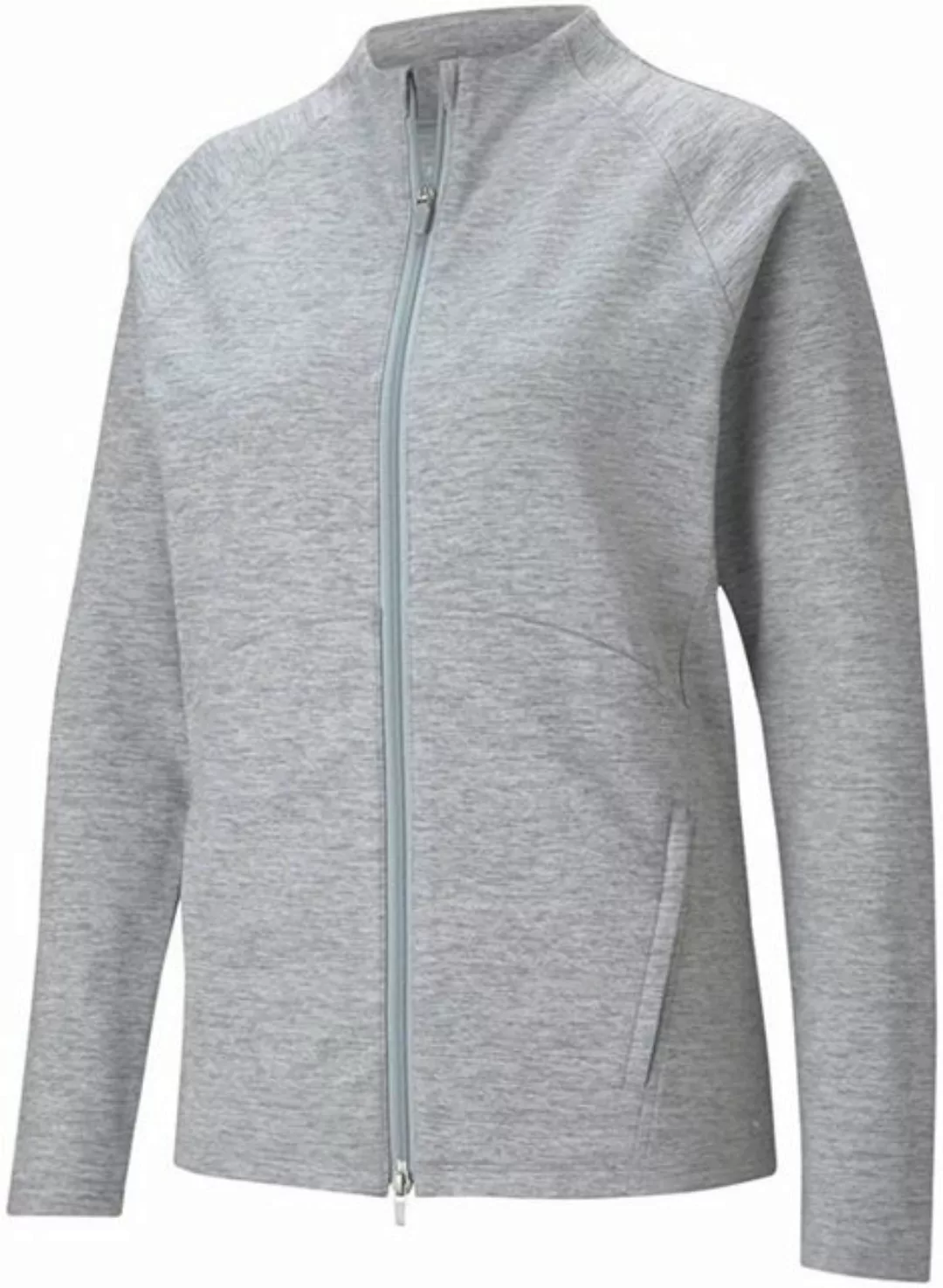 PUMA Poloshirt Puma Golf Jacke Cloudspun Full Zip Grau Damen günstig online kaufen