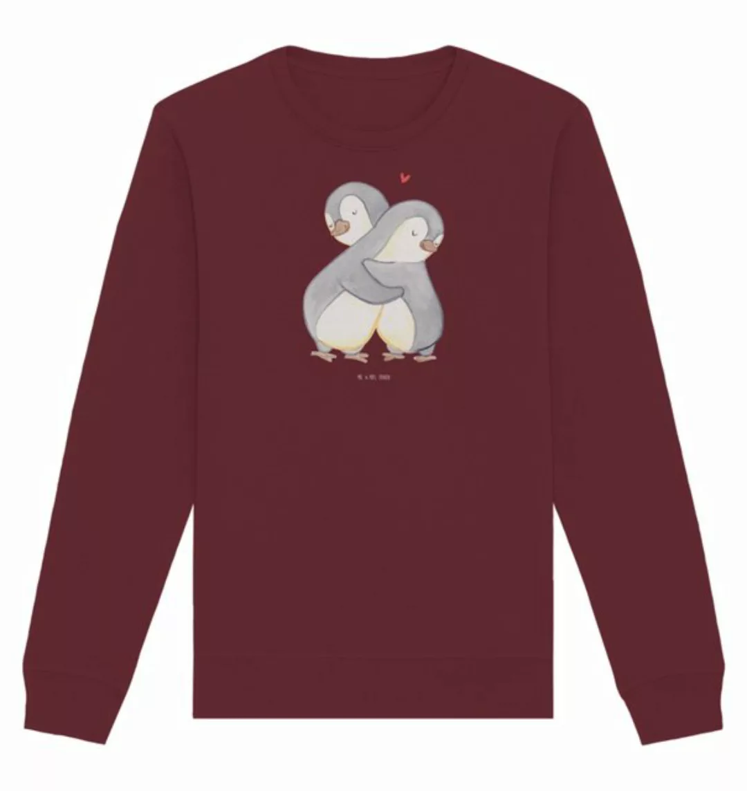 Mr. & Mrs. Panda Longpullover Größe M Pinguine Kuscheln - Burgundy - Gesche günstig online kaufen