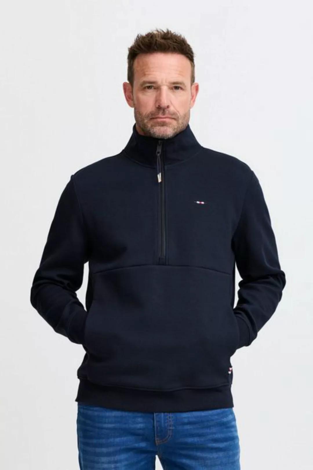 FQ1924 Troyer "Troyer FQWILLIAM zipneck sweatshirt" günstig online kaufen