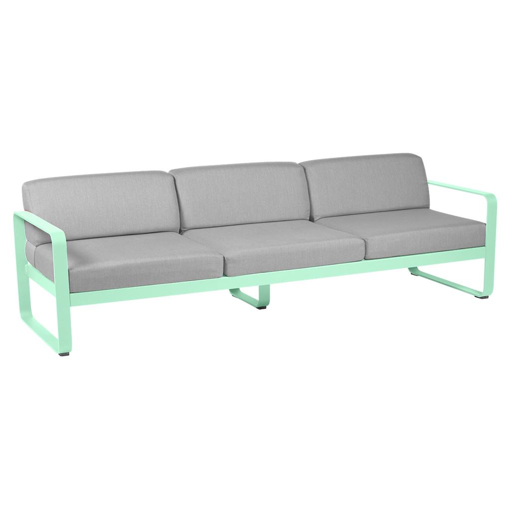 Bellevie 3-Sitzer Lounge-Sofa 83 Opalgrün 79 Flanellgrau günstig online kaufen