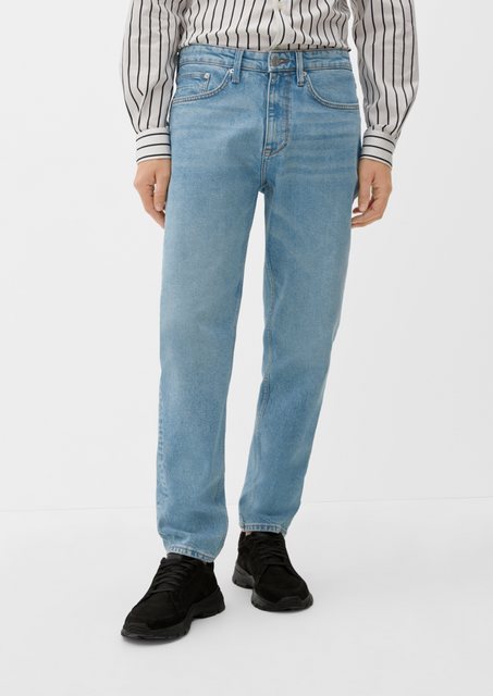 s.Oliver Stoffhose Jeans Scube / Relaxed Fit / High Rise / Tapered Leg Wasc günstig online kaufen