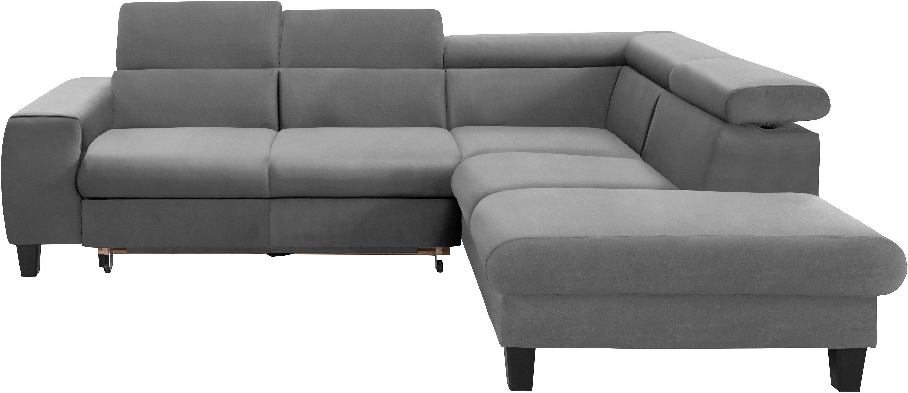 COTTA Ecksofa Morven L-Form mit Kopfteilverstellung, günstig online kaufen