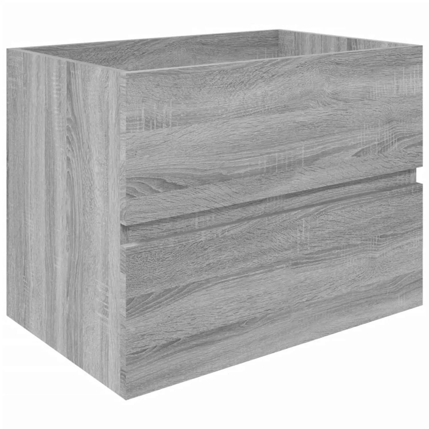 vidaXL Waschbeckenschrank Grau Sonoma 60x38,5x45 cm Holzwerkstoff günstig online kaufen