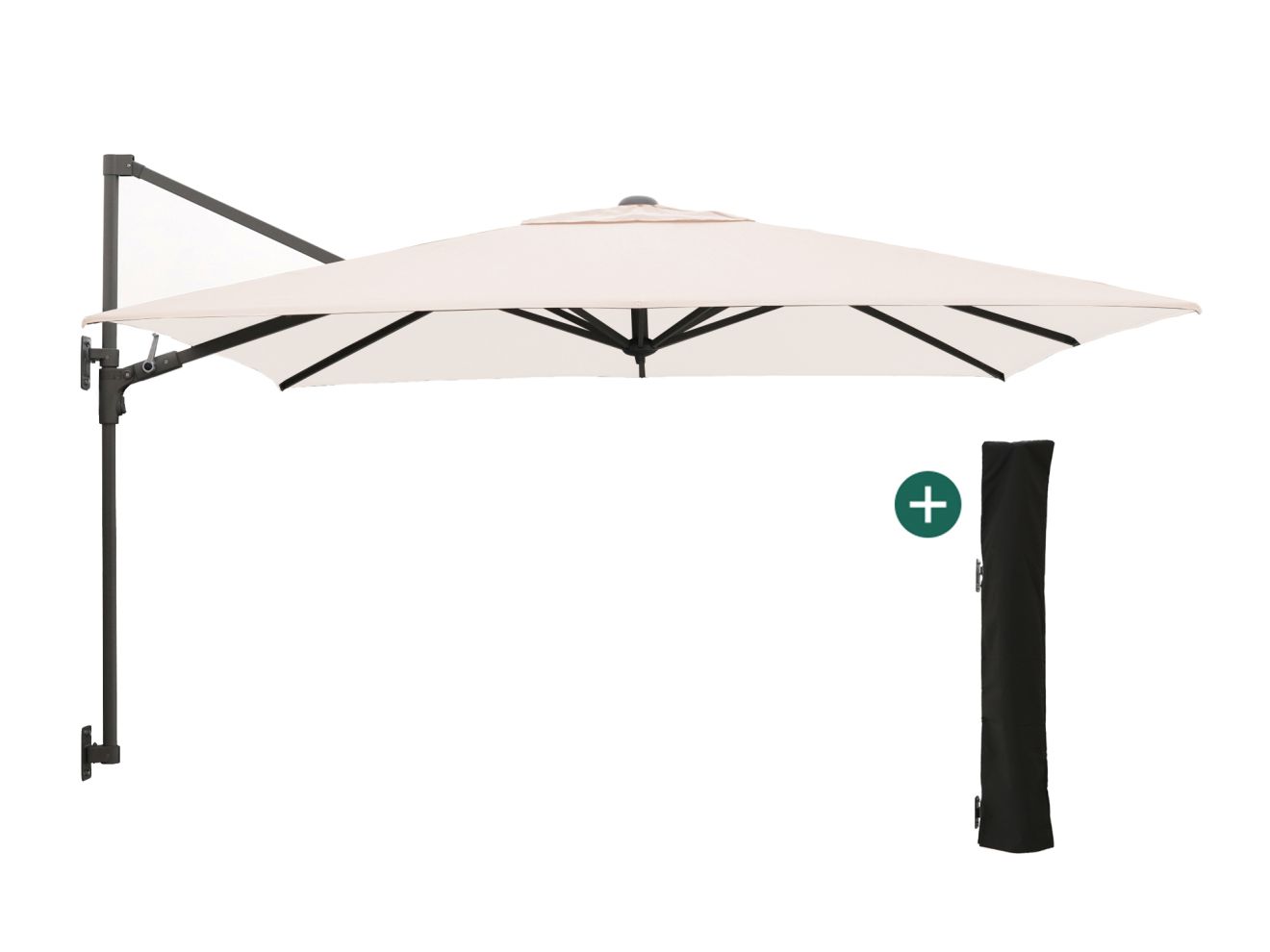Shadowline Wandsonnenschirm 250x250 cm günstig online kaufen