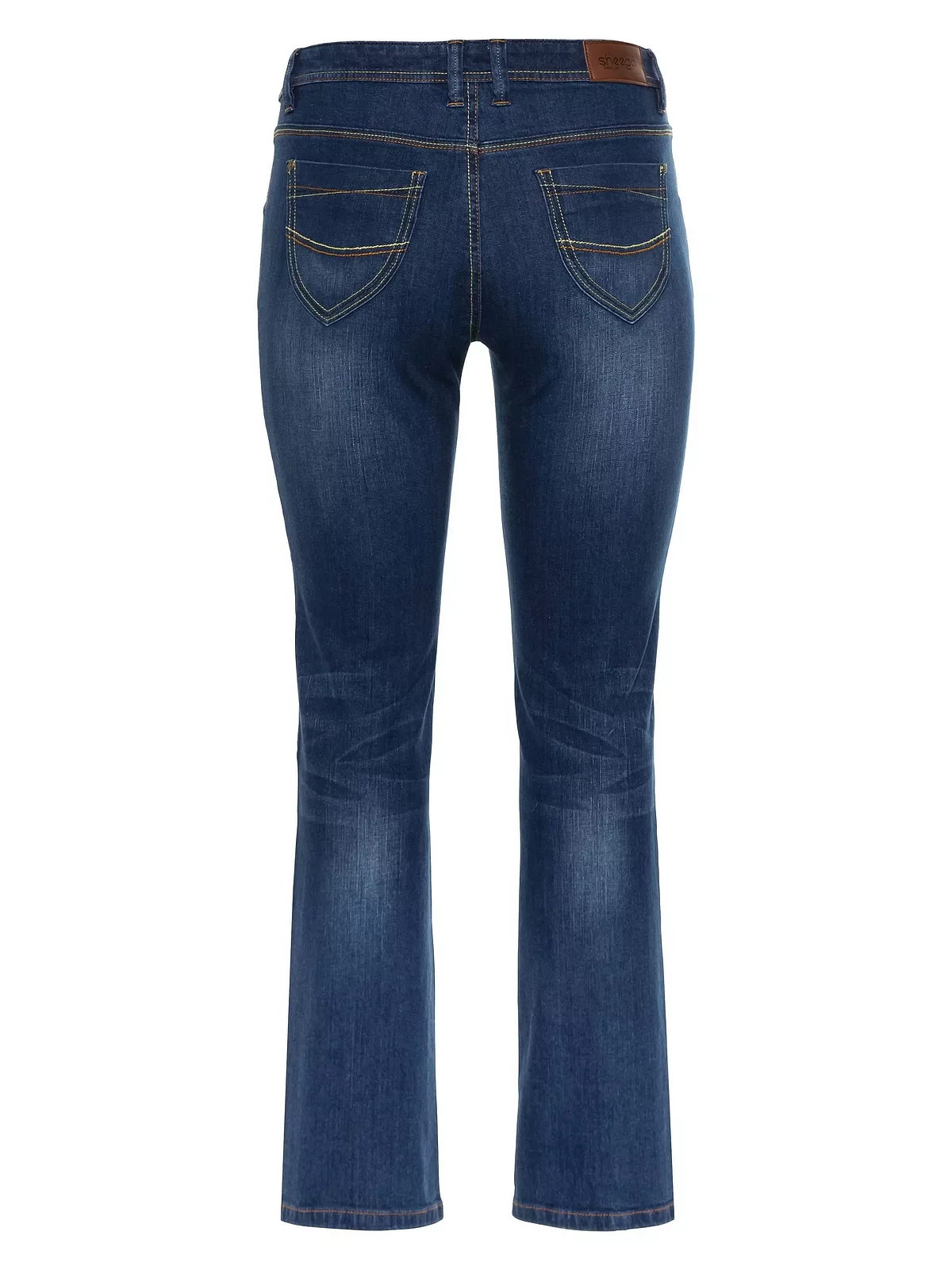 Sheego Stretch-Jeans Große Größen mit gerader Beinform, individuelle Used-E günstig online kaufen