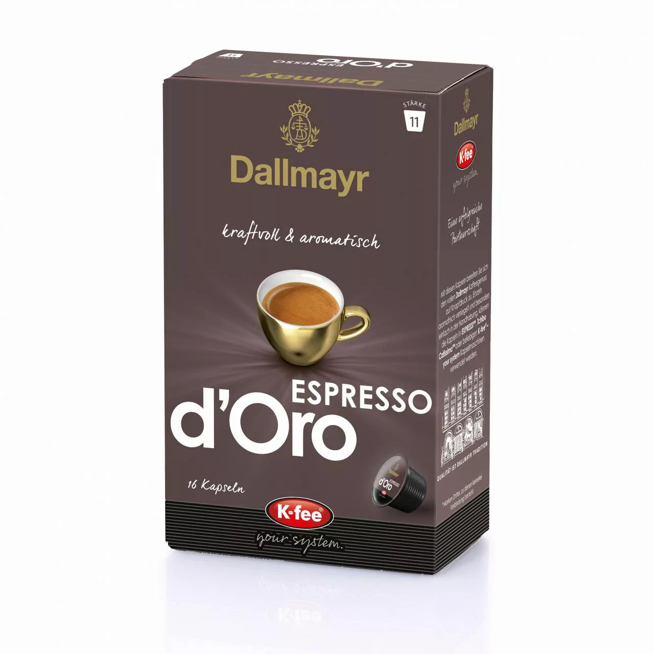 Dallmayr Espresso d'Oro Intensa Kaffeekapseln, 96 Stück, für EXPRESSI*, Tch günstig online kaufen