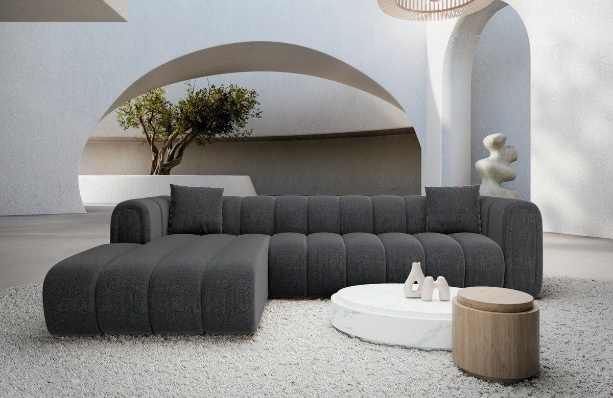 Sofa Dreams Ecksofa Stoff Luxus Ecksofa Polster Couch Stoffsofa Almagro L F günstig online kaufen