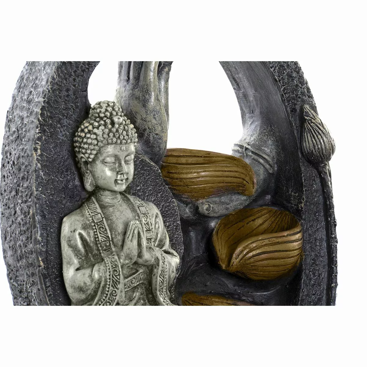 Gartenbrunnen Dkd Home Decor Buddha Harz Orientalisch (25 X 20 X 32 Cm) (2 günstig online kaufen