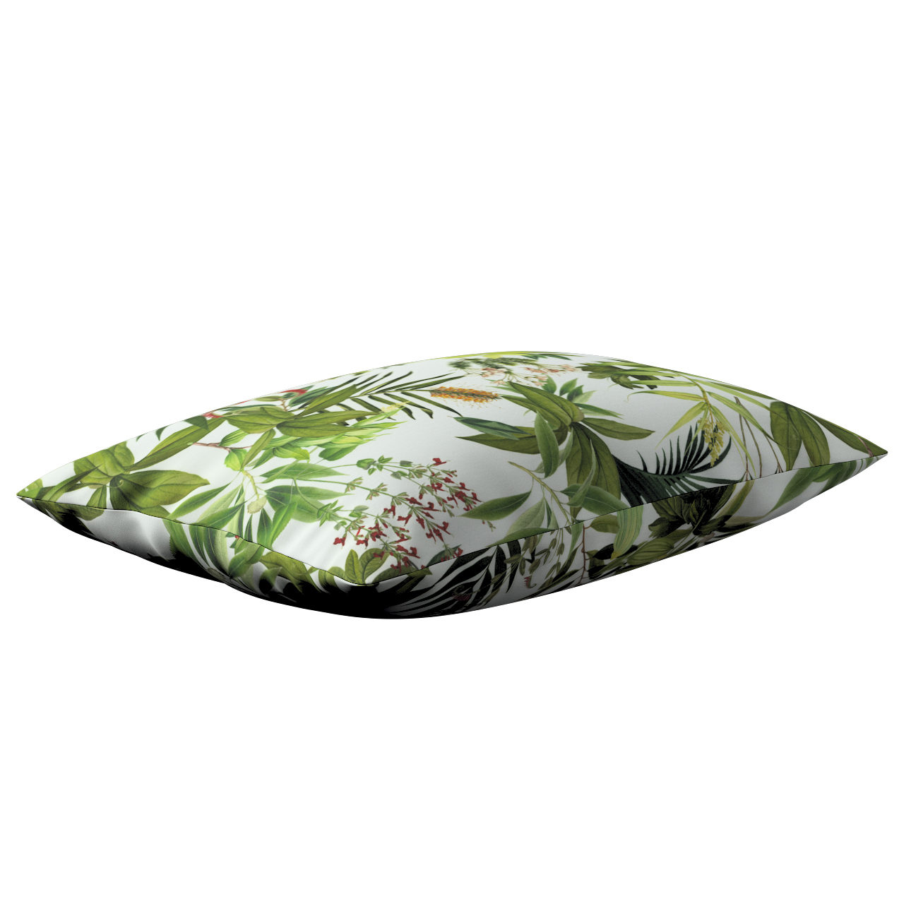 Kissenhülle Kinga rechteckig, grün-weiß, 60 x 40 cm, Tropical Island (143-6 günstig online kaufen