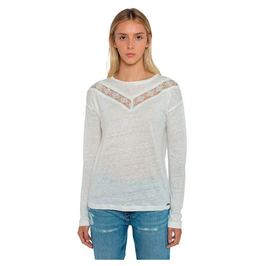 Pepe Jeans Beatriz Langarm-t-shirt M Off White günstig online kaufen