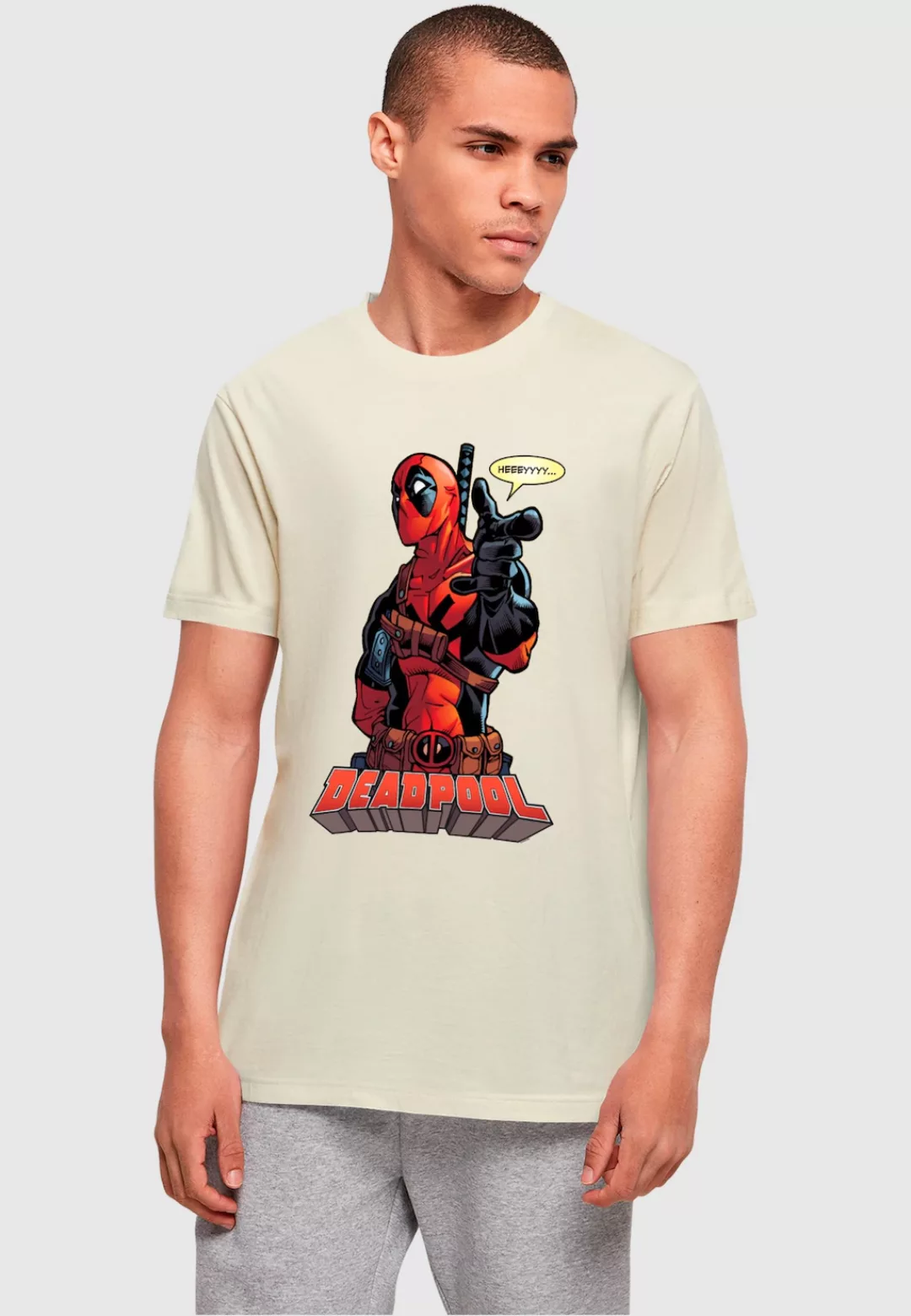 ABSOLUTE CULT T-Shirt "ABSOLUTE CULT Herren Deadpool - Hey You T-Shirt" günstig online kaufen