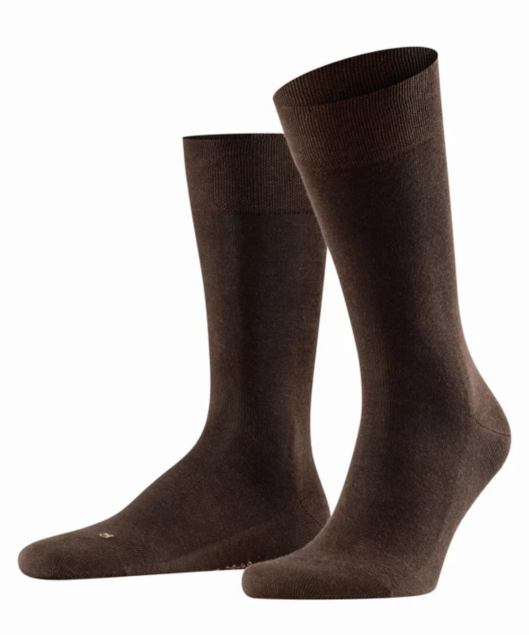 FALKE Sensitive London Herren Socken, 47-50, Braun, Uni, Baumwolle, 14616-5 günstig online kaufen