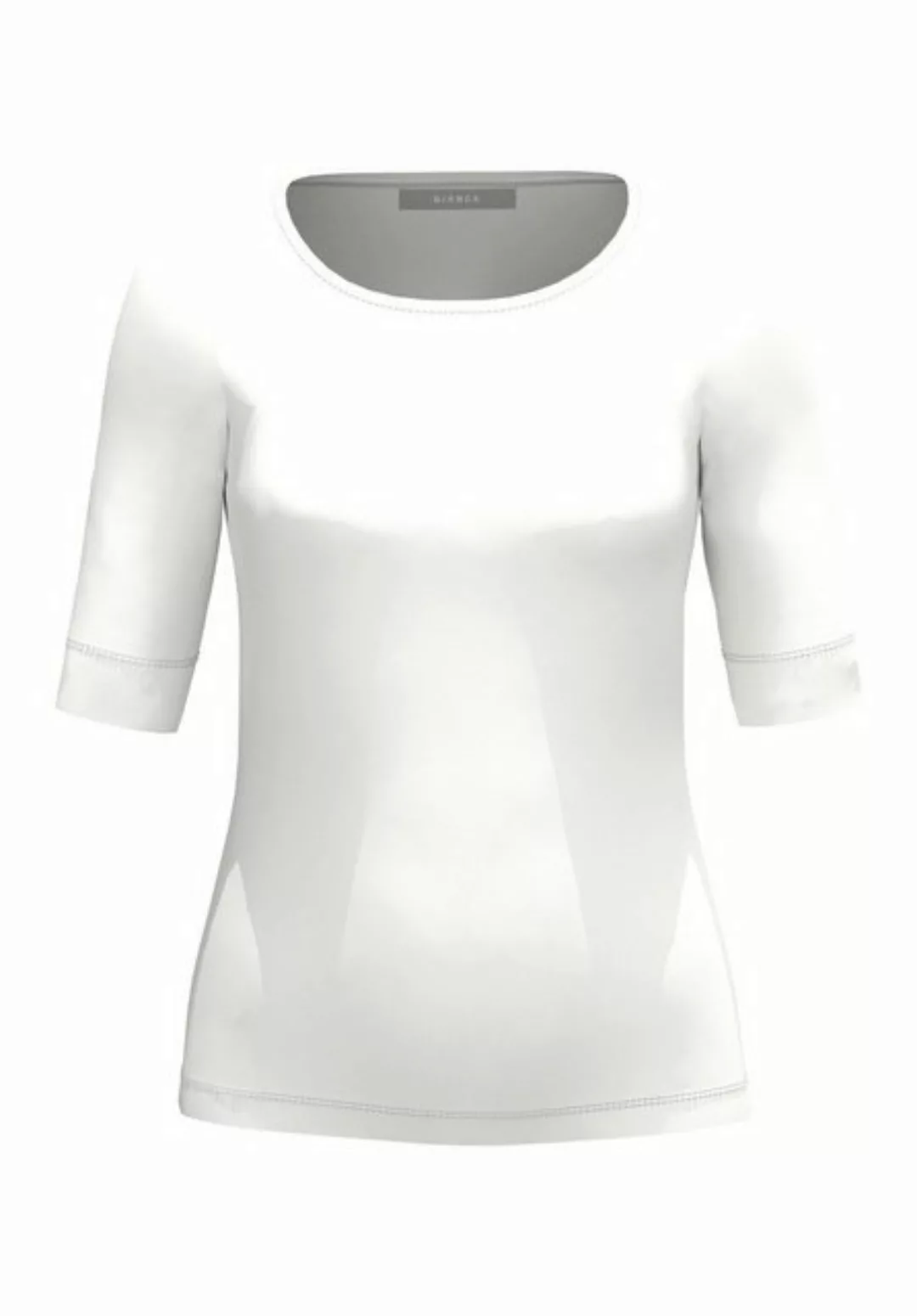 bianca Kurzarmshirt DIELLA im cleanen Look mit verlängertem Kurzarm günstig online kaufen