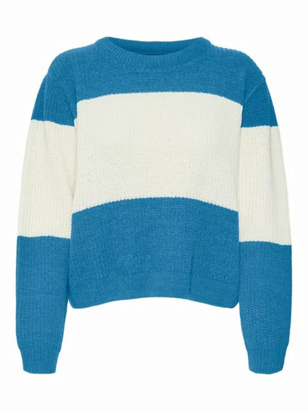 Vero Moda Rundhalspullover VMAGATE BLOCK LS O-NECK PULLOVER ENT Colorblock günstig online kaufen